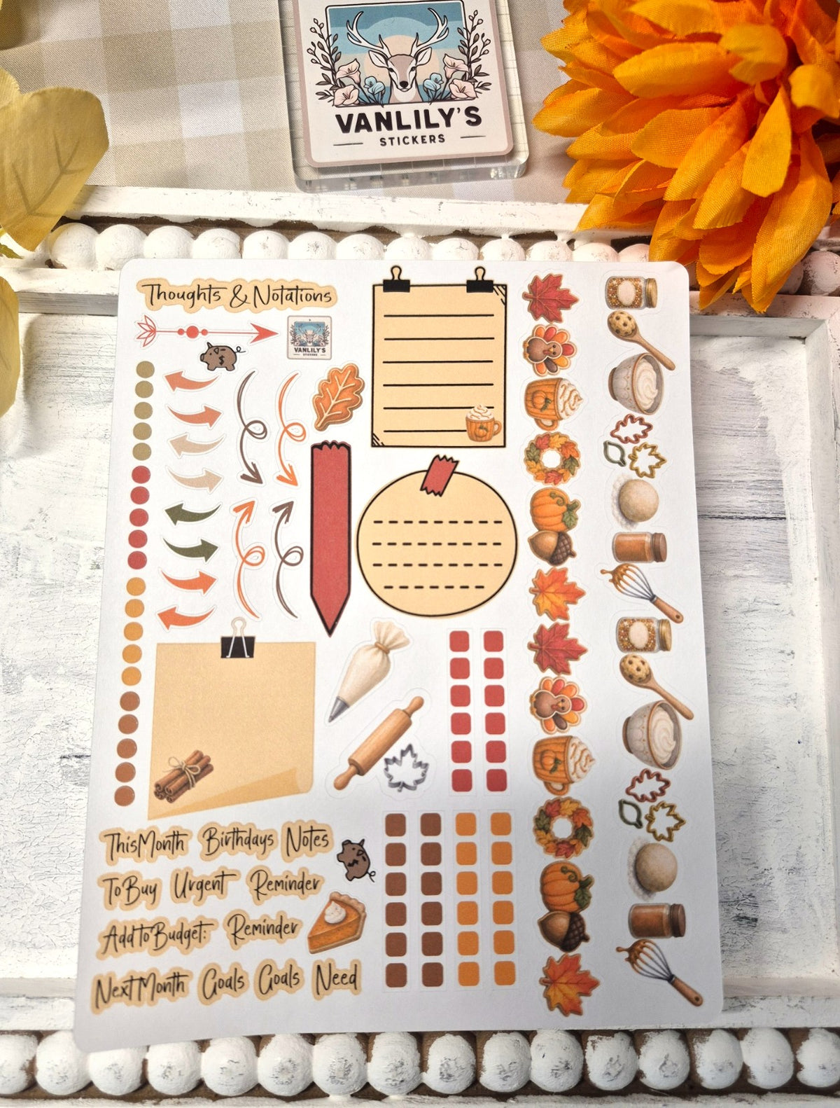 TBM BBP Workbook Sticker Kit, Sugar and Spice