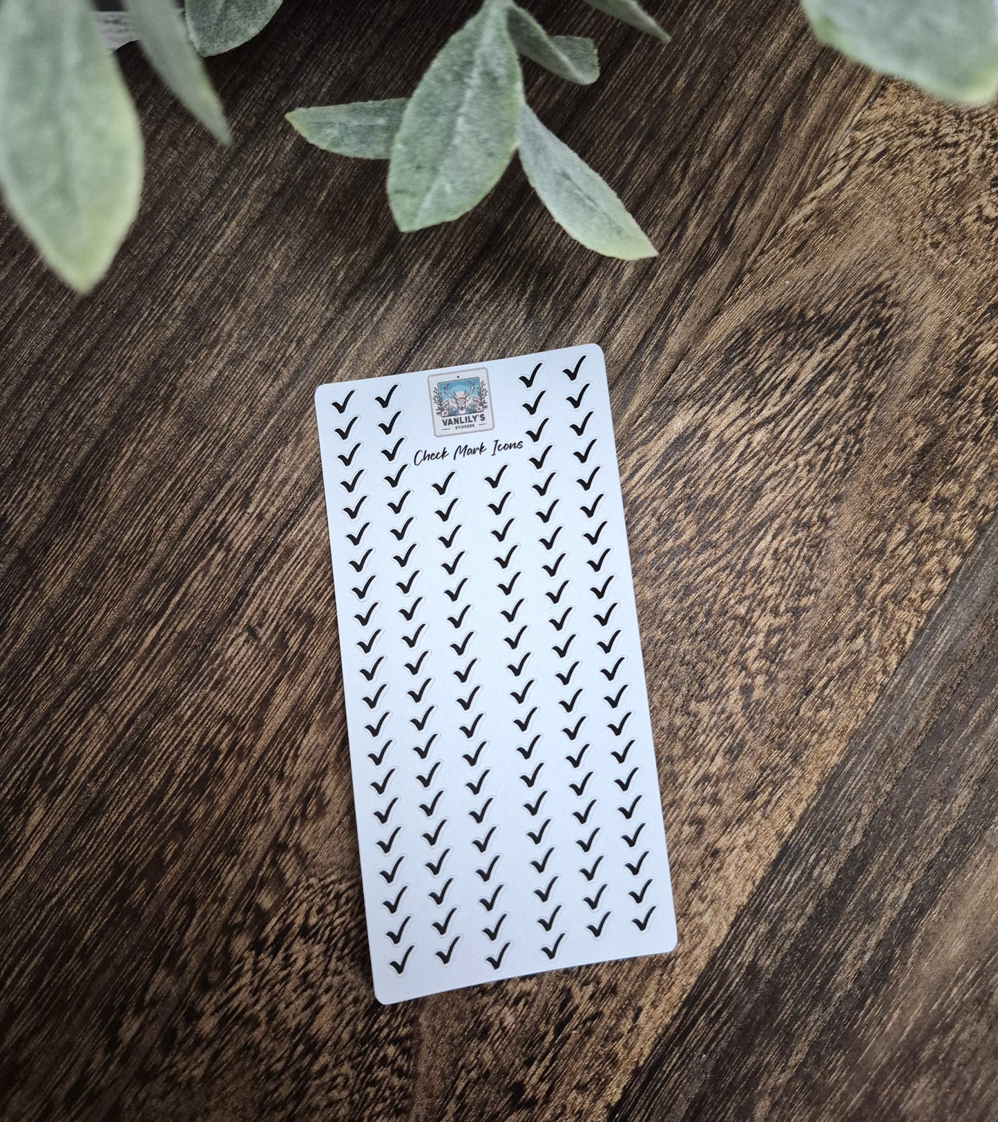 Checkmark Icon  Planner Sticker Sheet