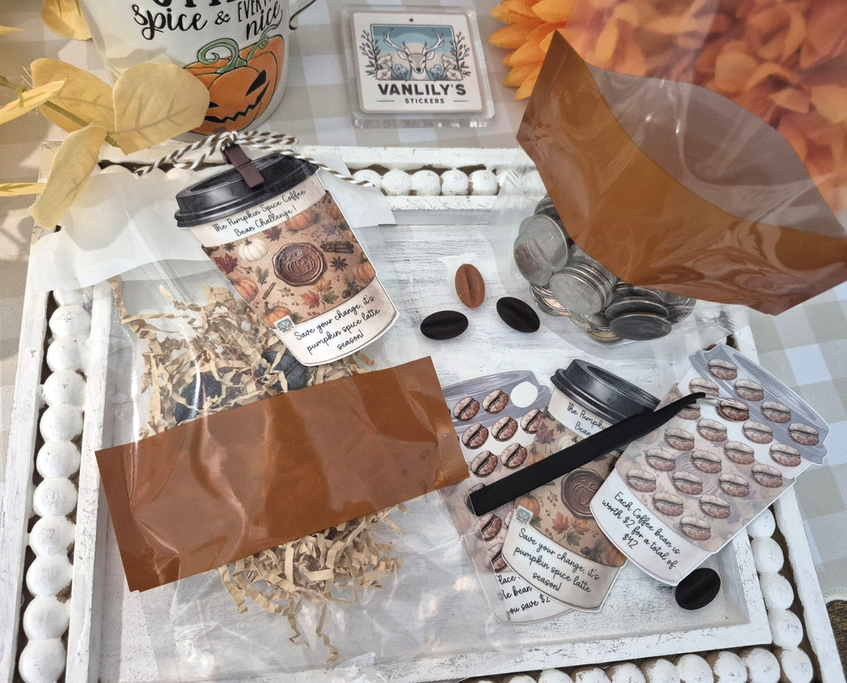 Pumpkin Spice Coffee Bean Savings Challenge