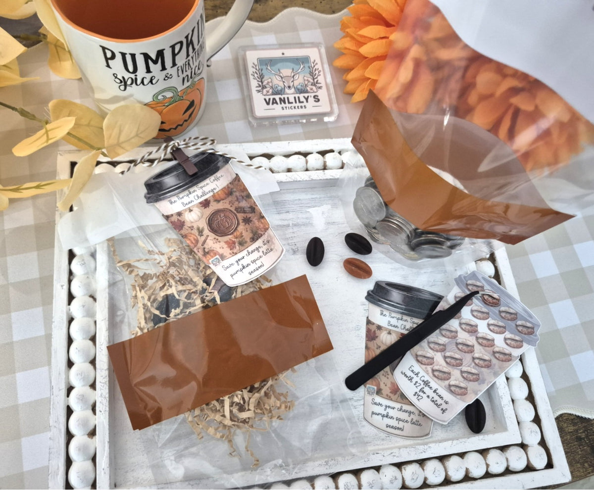 Pumpkin Spice Coffee Bean Savings Challenge