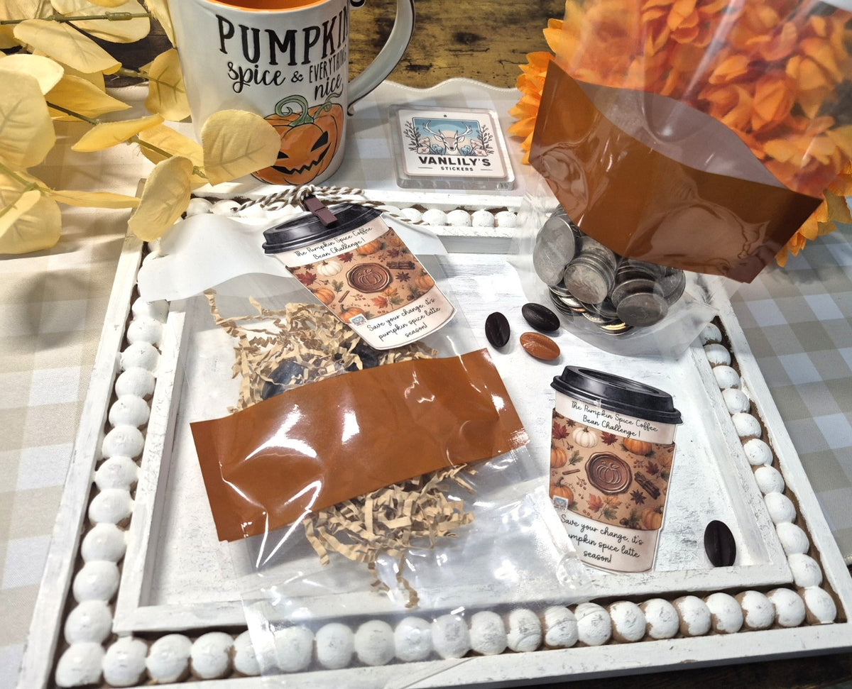 Pumpkin Spice Coffee Bean Savings Challenge