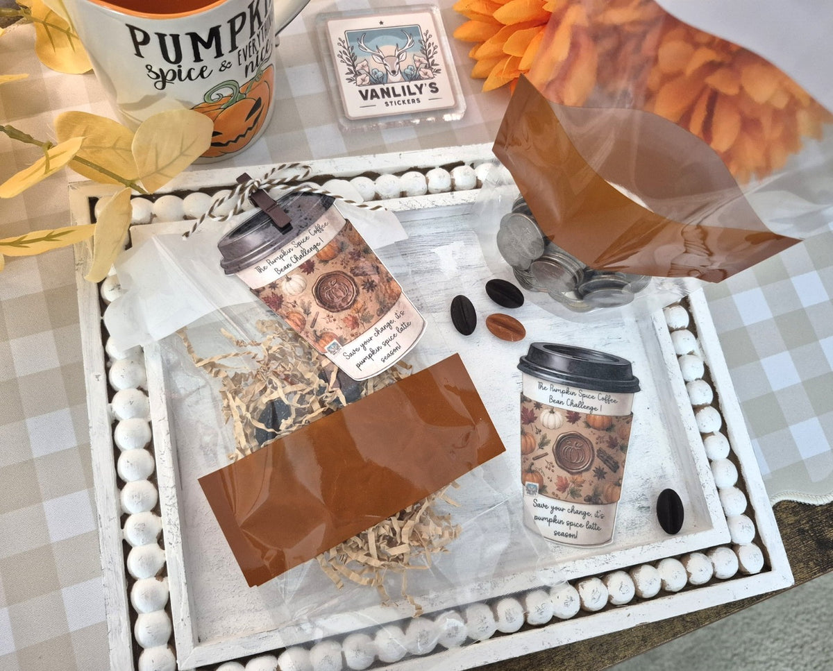 Pumpkin Spice Coffee Bean Savings Challenge
