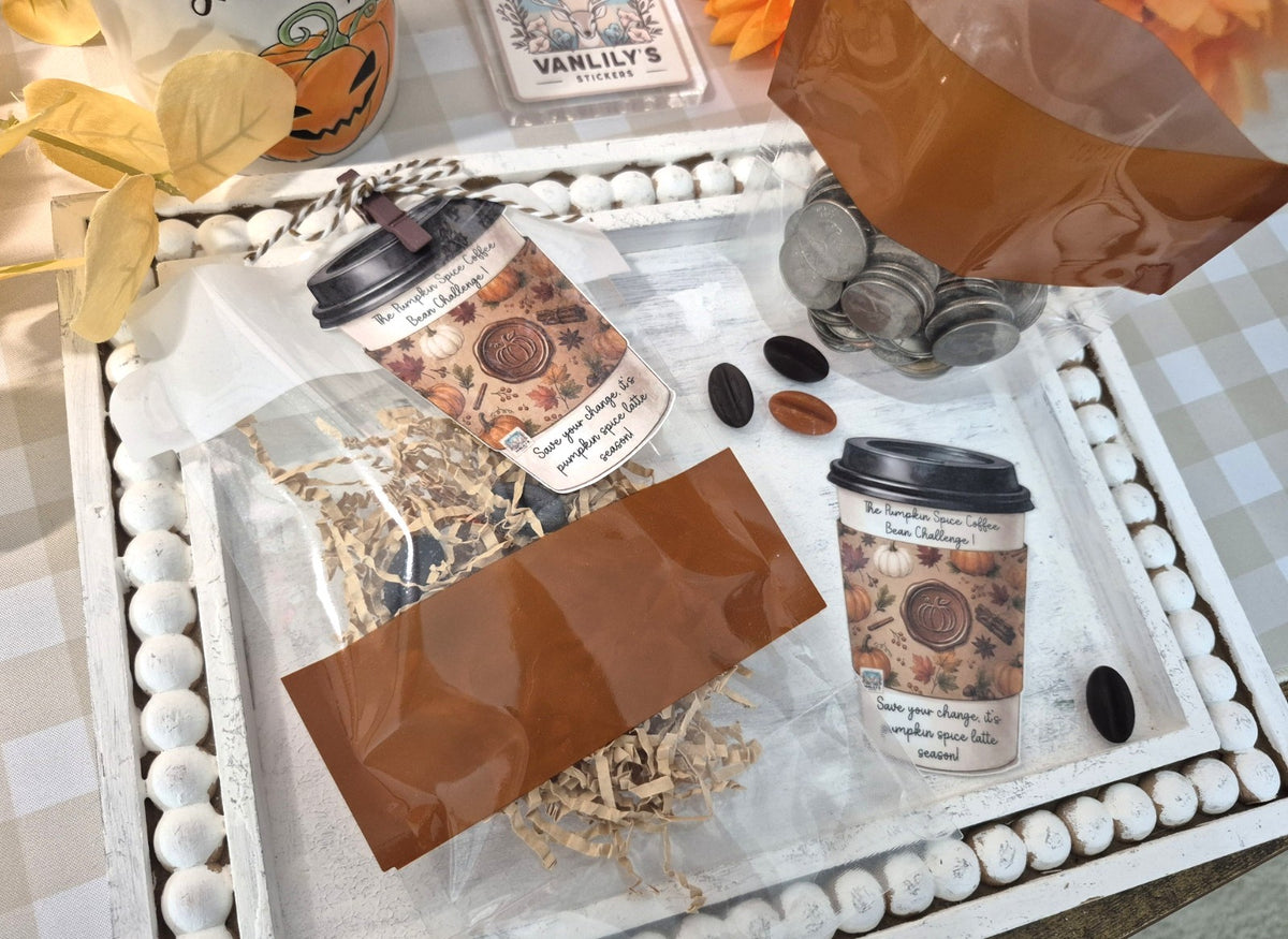 Pumpkin Spice Coffee Bean Savings Challenge