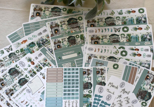 TBM BBP Workbook Sticker Kit, Cottage Getaway