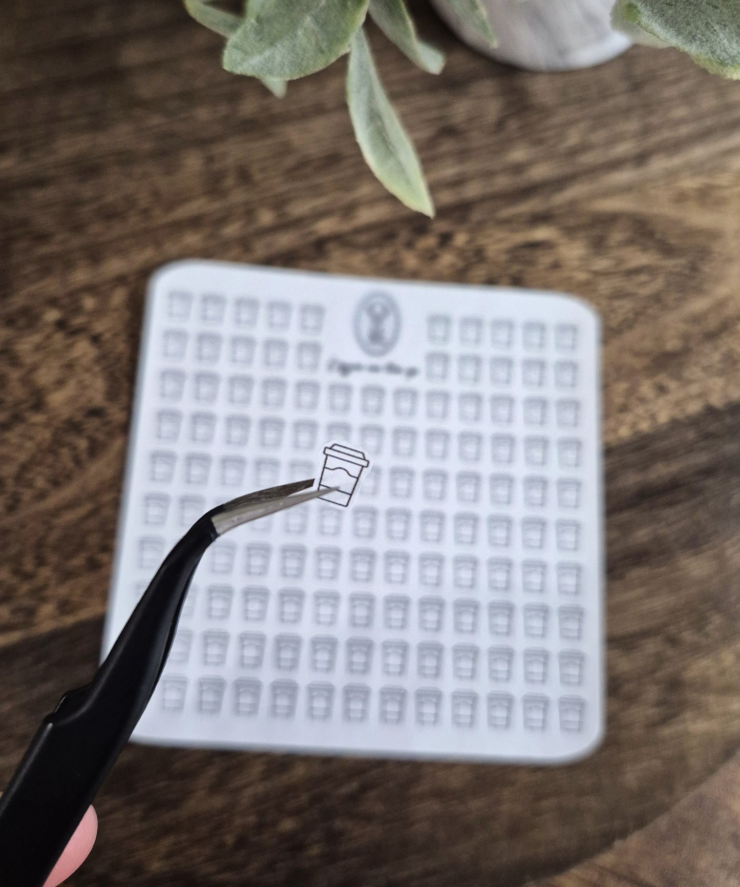 Coffee Icon Sticker Sheet