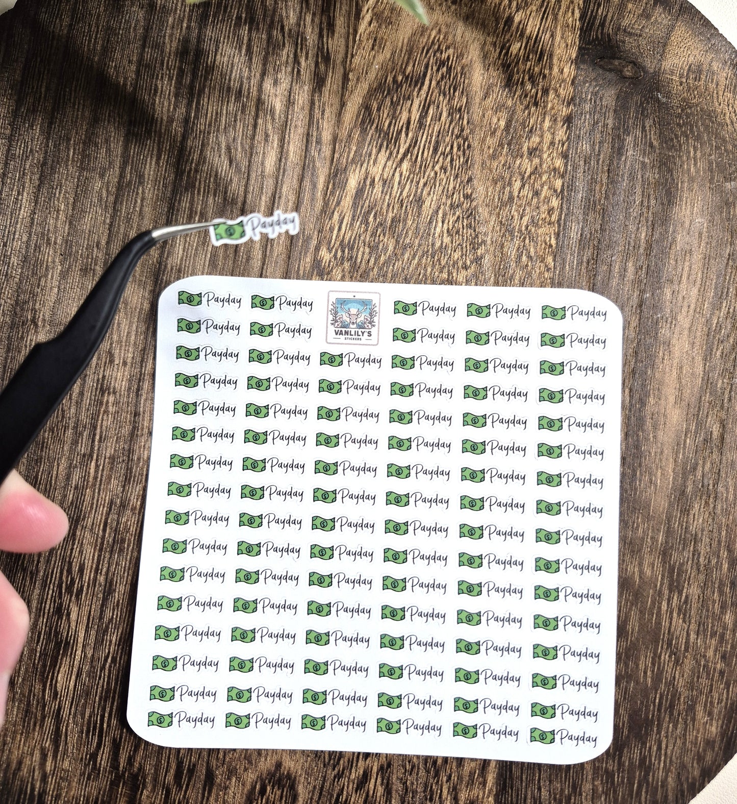 Payday Icon Sticker Sheet