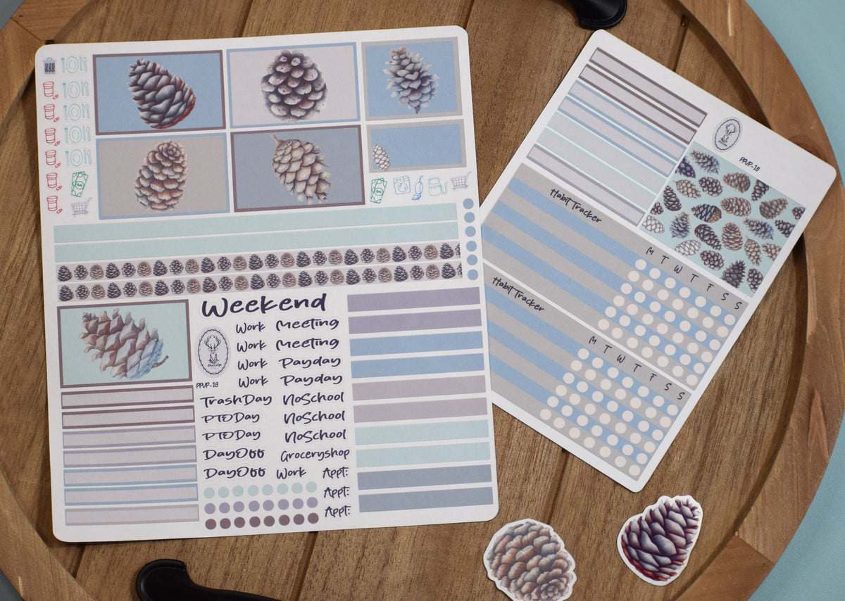Plum Paper 7x9 Vertical Priorities Weekly Planner Sticker Kit #18, Win ...