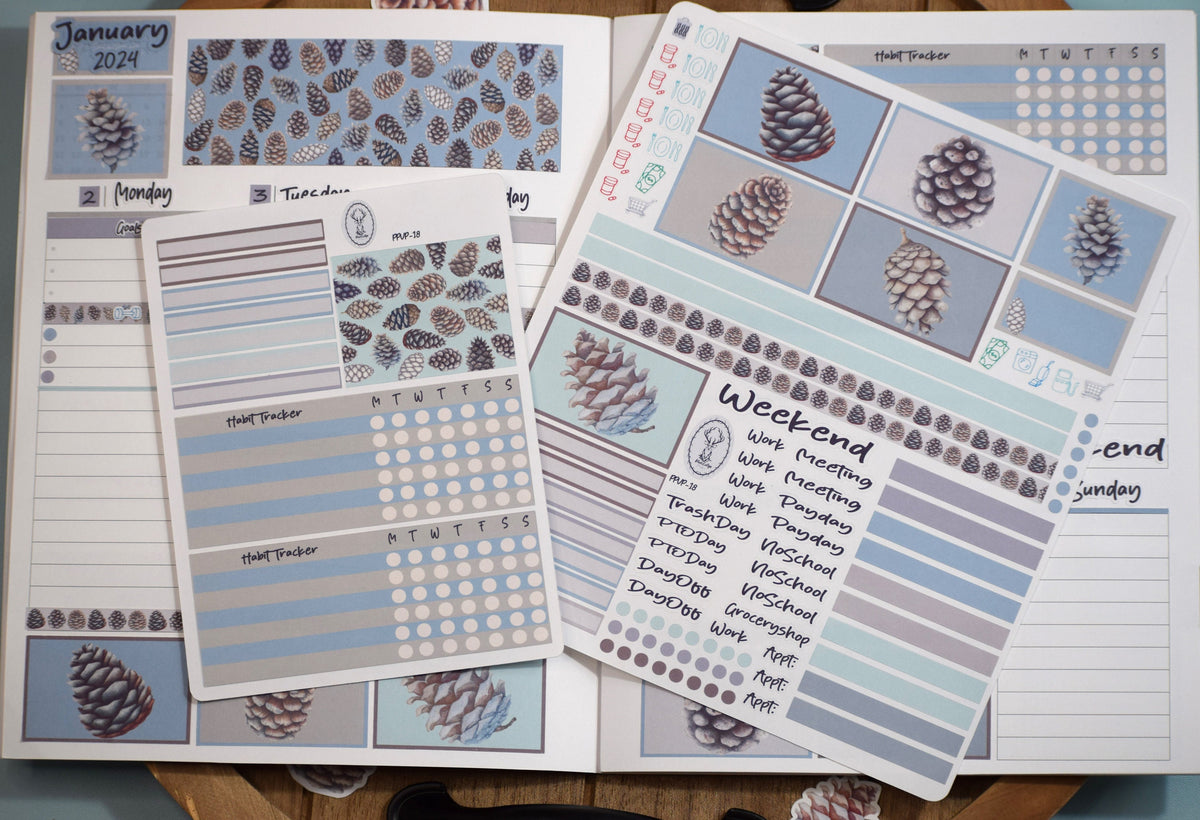Plum Paper 7x9 Vertical Priorities Weekly Planner Sticker Kit #18, Win ...