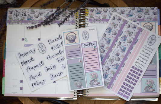 Erin Condren|TBM Monthly Planner Sticker Sheet, Easter