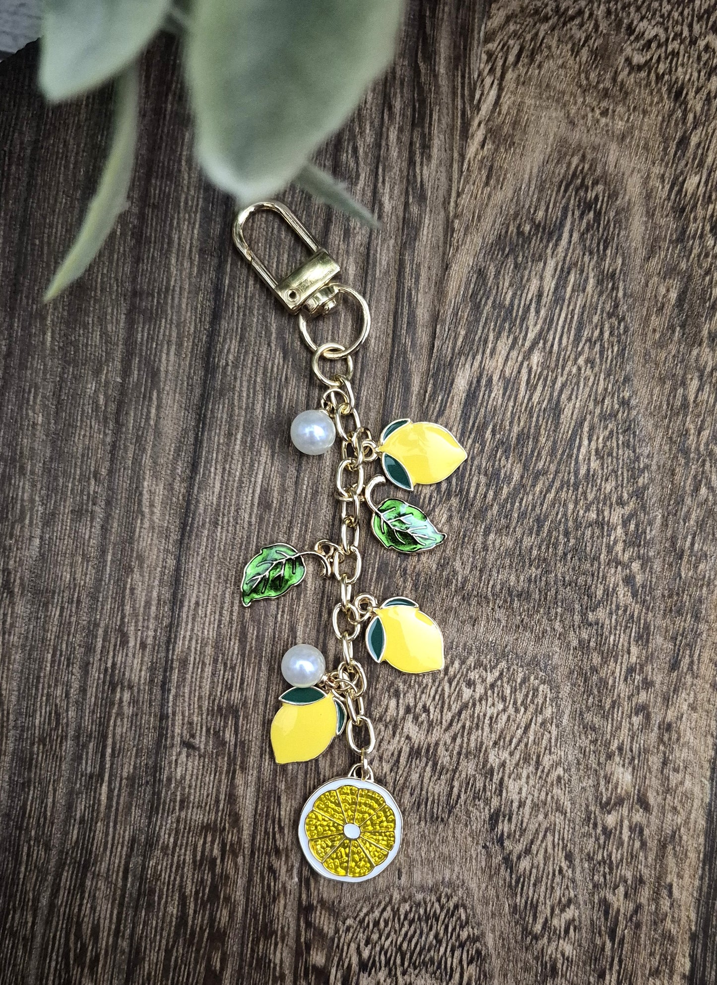Lemon Planner Charm | Binder Charm | Travelers Notebook Charm | Dangle Charm | Purse, Bag Charm (Copy)