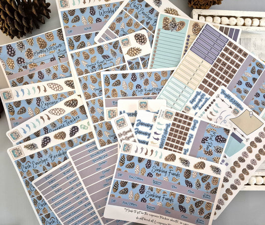 TBM BBP Workbook Sticker Kit, Winter of Pinecones