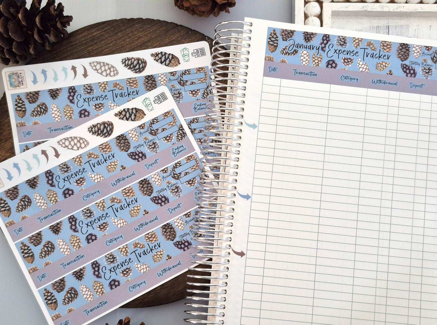 TBM BBP Workbook Sticker Kit, Winter of Pinecones