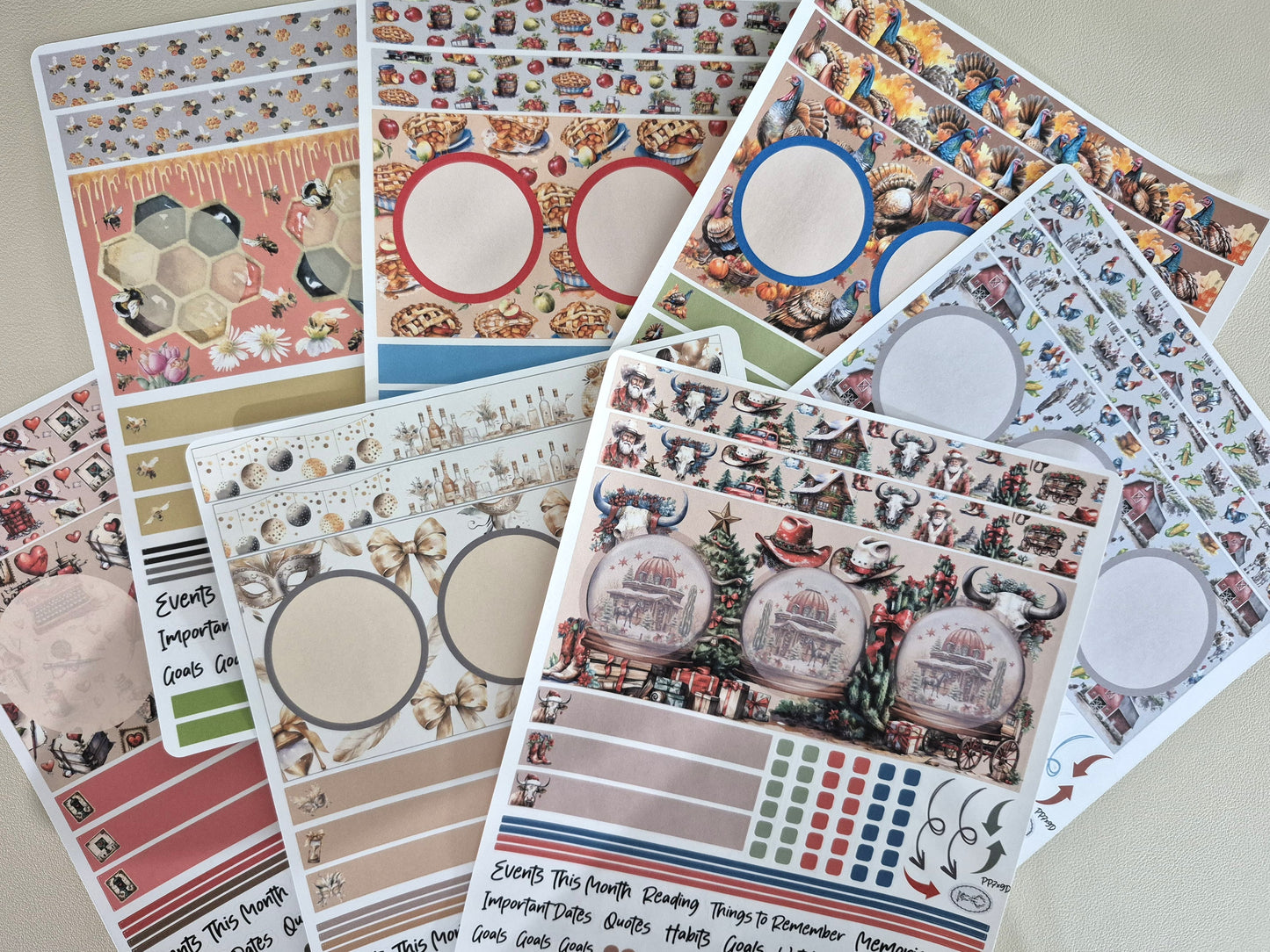 Plum Paper 12 Month Bundle, Dashboard Sheet Planner Stickers